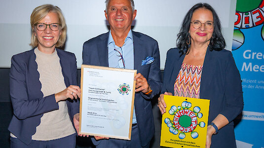 Ecolabel Award Ceremony Haydn Kino Vienna, Christian Dörfler. Copyright by Weinwurm-Fotografie.