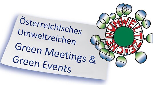 Fahnenlogo Green Meetings und Green Events