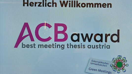 ACB Award Schriftzug