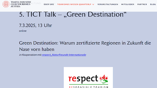 umweltzeichen green destination